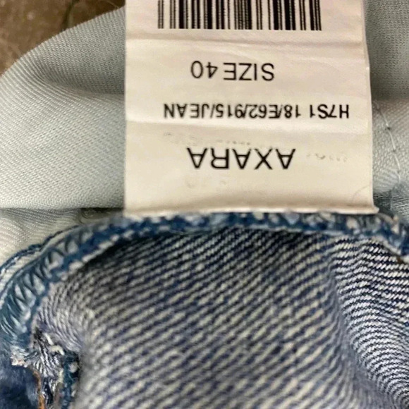 Axara  painted peacock midi denim skirt - Picture 5 of 7